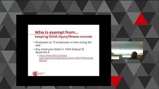 Webinar 2024 OSHA Recordkeeping [upl. by Baxter603]