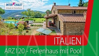 IT52786581 ARZ120   Ferienhaus mit Pool Arezzo Toskana Italien [upl. by Acinorev]