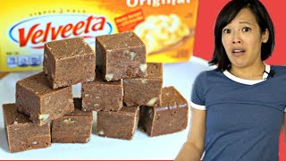 Velveeta Fudge  Will It Taste Like CHEESE  Retro Recipe Test [upl. by Annad63]