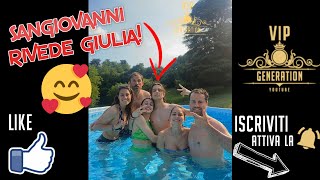 SANGIOVANNI INCONTRA GIULIA IN PISCINA 🥰🤩 GIULIA STABILE E SANGIOVANNI IN PISCINA SANGIULIA VIDEO [upl. by Nylahs]