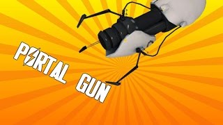 Fallout 4 Mod PORTAL GUN [upl. by Nnaeoj]