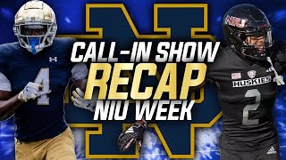 Notre Dame vs NIU Call InChat☘️POSTGAME LIVE [upl. by Relyc495]