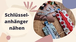 Schlüsseltasche nähen  ➡️ Anleitung DIY [upl. by Rosenkranz]