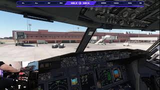 LuxorCairo EgyptAir Boeing 737800 PMDG VATSIM MSFS2020 [upl. by Ahset]