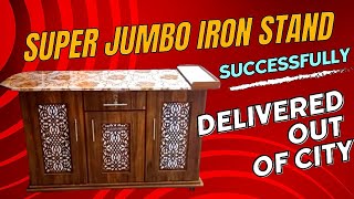 super Jumbo iron stand successfully deliver out of city  iron stand  iron table [upl. by Osber]