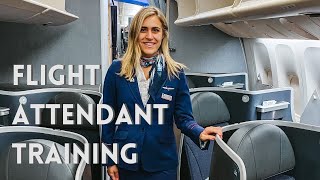 Flight Attendant Training What to expect amp how to pack  Flight Attendant Life [upl. by Eimarrej422]