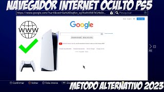 COMO ACESSAR O NAVEGADOR OCULTO DO PS5 TUTORIAL NAVEGADOR DE INTERNET NO PS5 FUNCIONANDO 2024 [upl. by Wirth]