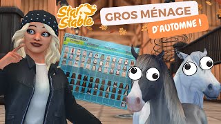 Cest lheure du GRAND NETTOYAGE dans mon écurie  😵‍💫 1  Star Stable Online [upl. by Ringler]