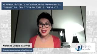 Caroline Dubuis Talayrac quotLa loi Hoguet na pas changéquot [upl. by Mercier]