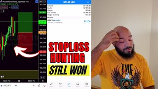 Stoploss Hunting I Made It Out Alive JayTakeProfits forex [upl. by Vassar]