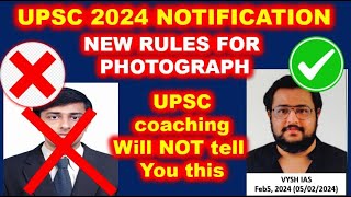 UPSC CSE 2024 Notification LIVE  BIG CHANGE  PHOTO  Fill Form  Syllabus Vacancy amp Eligibility [upl. by Acemaj]