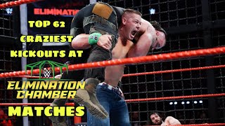 TOP 62 Craziest Kickouts At Elimination Chamber MatchesHD [upl. by Tally109]