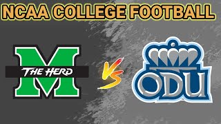 Marshall Thundering Herd vs Old Dominion Monarchs  NCAA College Football Play by Play Live Score [upl. by Annawak87]