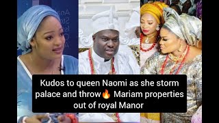 ooni of ife in shòck as queen Naomi Storm palace and throw Mariam property out of the royal manor [upl. by Asenav]