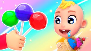 Lollipop and Ice Cream Song  Kids Songs and Nursery Rhymes by Tinytots [upl. by Jori109]