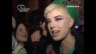 fashiontv  FTVcom  Models Talk AGYNESS Deyn FW 07 08 [upl. by Nnylarat]