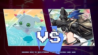 Ukkomon Rush Vs BeelStarmon  EX05  Digimon Card Game [upl. by Ahseetal]