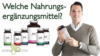 Welche Nahrungsergänzungsmittel nehme ich  Gerne Gesund [upl. by Nord]