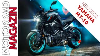 Yamaha MT10 2022 – 165 PS Quickshifter serienmäßig TFTBildschirm [upl. by Padget]