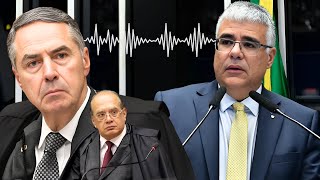 quot FALA INDECOROSAquot ÁUDIO DO MINISTRO BARROSO E COMENTÁRIO DO SENADOR GIRÃO [upl. by Adekram]