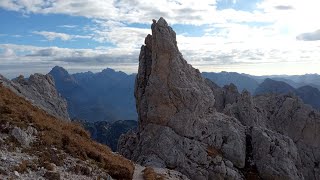 Sentiero del CentenarioGruppo del Jôf FuartSottogruppo di RiobiancoAlpi Giulie [upl. by Aicnom180]