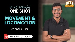 Movement amp Locomotion  One Shot  Neet Endgame  NEET 2023 amp NEET 2024  Class XI  Dr Anand Mani [upl. by Grimona418]