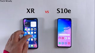 SAMSUNG S10e vs iPhone XR in 2022  Speed Test [upl. by Elata]