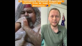 A talented indigenous Australian artist masterfully playing a didgeridoo music didgeridoo talent [upl. by Hoes]