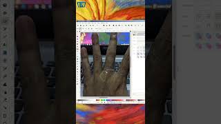 Timelapse Drawing  Left hand polygon vector art [upl. by Ahsimek]