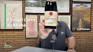 Wine Review E Guigal Cotes du Rhone 2020  A quality Cotes du Rhone [upl. by Imat]