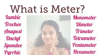 What is Meter in poetry Explanation in Malayalam Syllable [upl. by Akiemahs998]