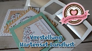 Tutorial Kartenset Landlust von Stampin Up [upl. by Caines]