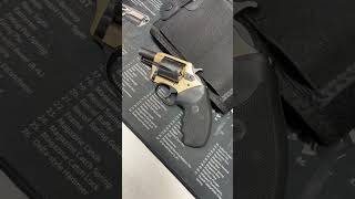 Charter Arms Undercover lite gold finger 38 cal snub nose double action revolver [upl. by Canute701]