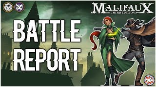 Malifaux Battle Report Outcasts vs Neverborn [upl. by Raymonds]