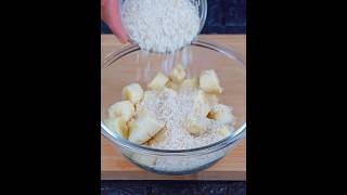 He mezclado las bananas con arroz foryou food recetas viralvideo youtubeshorts [upl. by Malin]