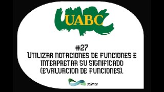 Utilizar notaciones de funciones e interpretar su significado evaluación de funciones [upl. by Cathrin]