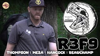 2024 Greater Peoria Open  MPO R3F9  Thompson Meza Hancock Thompson  Crew 42 Disc Golf [upl. by Jessamyn]