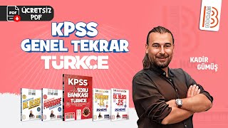 2024 KPSS Türkçe  Tek Videoda Genel Tekrar  Kadir Gümüş [upl. by Freeman253]