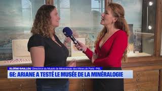 ARIANE A TESTE LE MUSEE DE LA MINERALOGIE [upl. by Cello401]