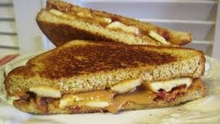 SassEsnacks ASMR The Elvis Sandwich  Eating Sounds  Mukbang [upl. by Leinnad410]