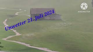 Unwetter 21 Juli 2024 [upl. by Isadore]