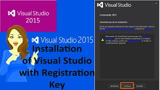 How to Install Visual Studio 2015 with Registration key  Visual Studio Installation [upl. by Nerrad]