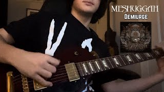 Demiurge by Meshuggah  Guitar Cover by Matt Lamont [upl. by Sirak]