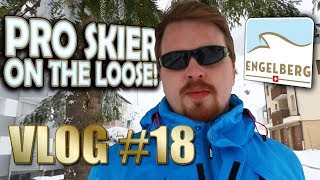 Vlog  18  Pro Skier on the Loose in the Alps [upl. by Akinnor]