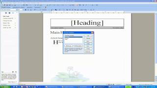 Working with WordPerfect Templates [upl. by Norud]