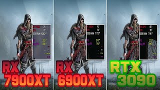 Gaming Comparison RX 7900 XT vs RX 6900 XT vs RTX 3090 Performance Tested [upl. by Mahla]