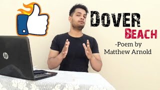 Dover Beach by Matthew Arnold in hindi line by line Summary [upl. by Alyam847]