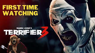 Terrifier 3 Full Movie Reaction First time watching  David Howard Thornton Lauren LaVera Elliott [upl. by Beka]