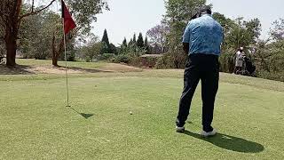 2024 Annual Charity Golf Day Parl of Zimbabwe Clerk Mr Kennedy Mugove Chokuda firing first shot [upl. by Barbette]