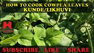 How to cook cowpea leaves Healthy and flavorful ideas [upl. by Satsok]